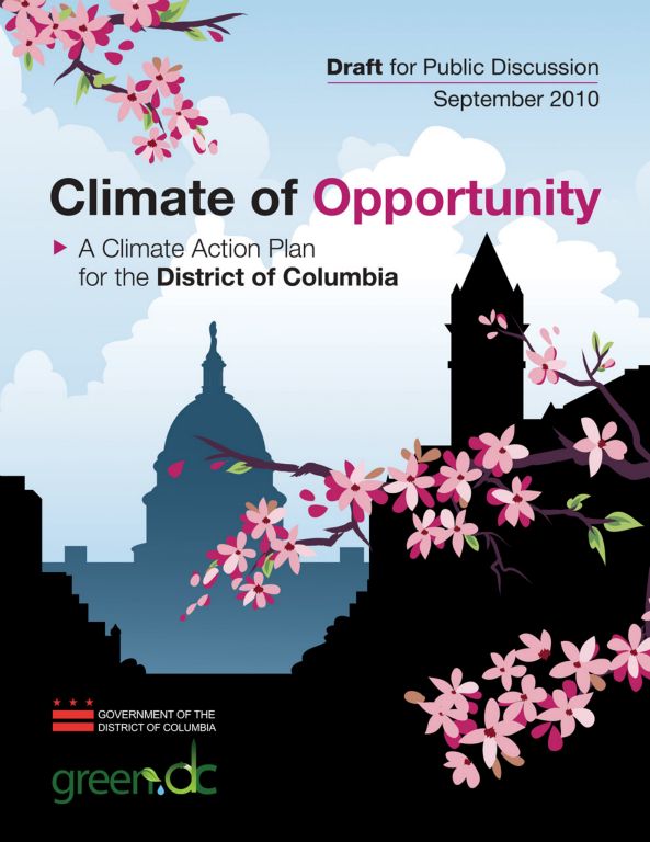 Climate of Opportunity, District of Columbia, front page