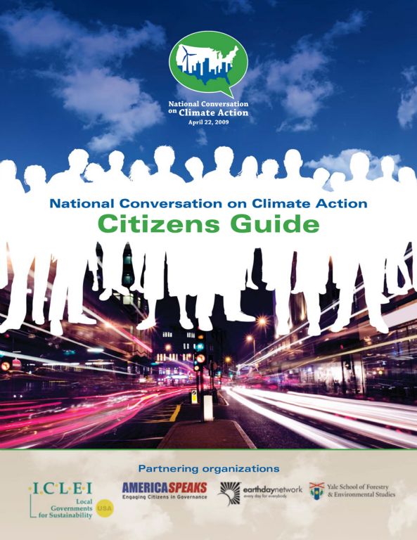 Citizens Guide, National Conversation on Climate Action
